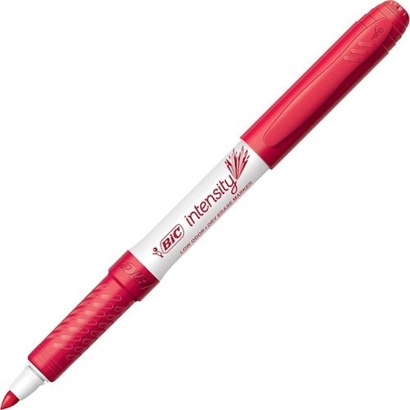 Bic BIC GDE11RD, INTENSITY LOW ODOR DRY ERASE MARKER, FINE BULLET TIP, RED, DOZEN, 18PK BICGDE11RD